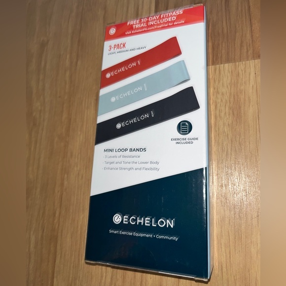 Echelon Resistance Super Bands Custom Level Resistance Exercise Mini Loop Bands - Picture 2 of 3